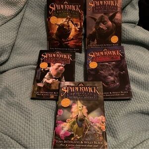The Spiderwick Chronicles - 5 Titles - Hard Back With Book Jackets